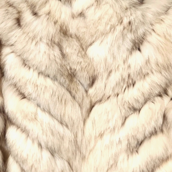 VTG Saga Fox Natural Blue Fox Norway Fur Coat Size Small EUC! - Picture 7 of 16